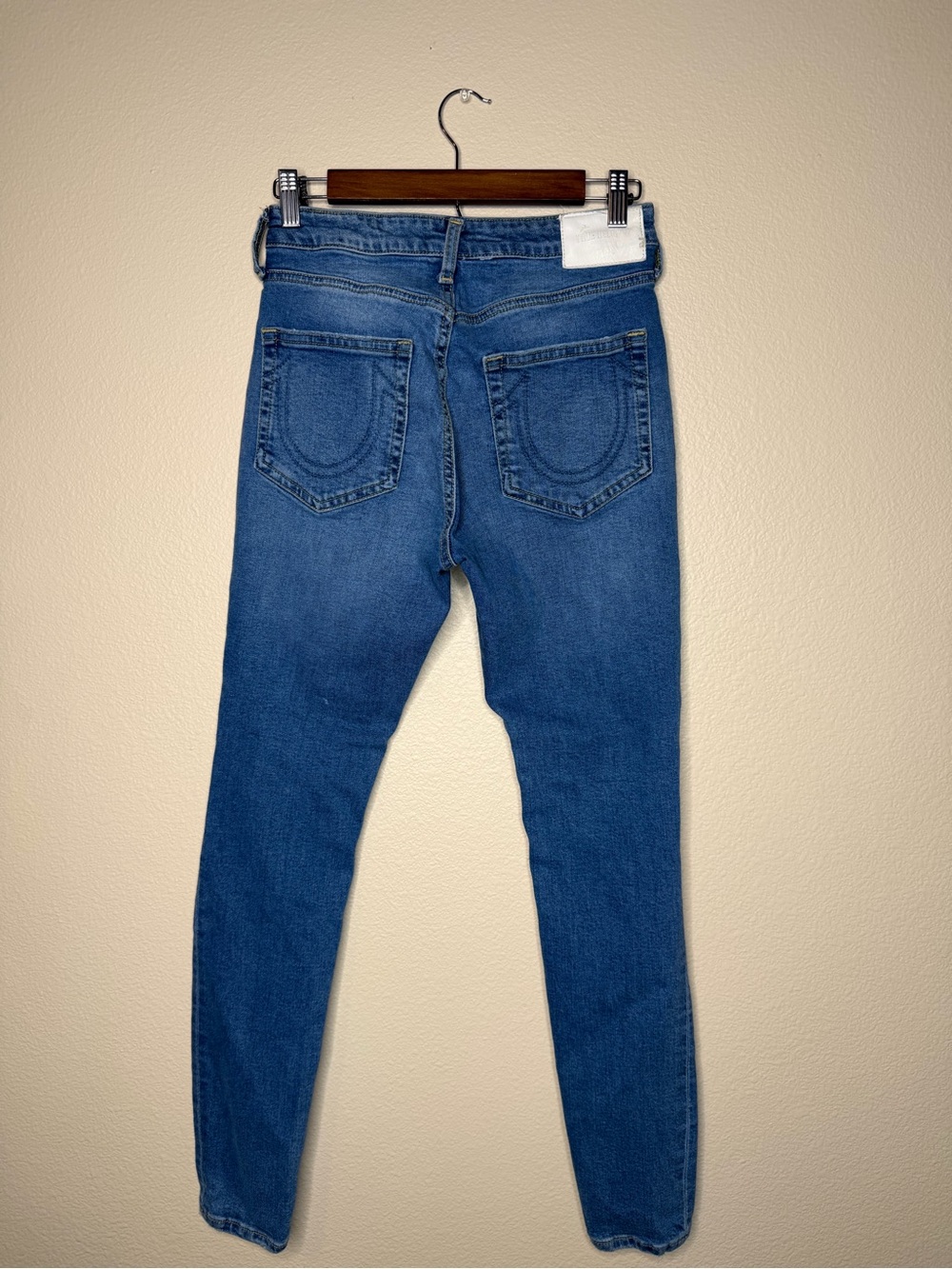 True Religion Women Jennie Curvy High Rise Skinny Jeans 26 Distressed Y2K - Picture 8 of 11